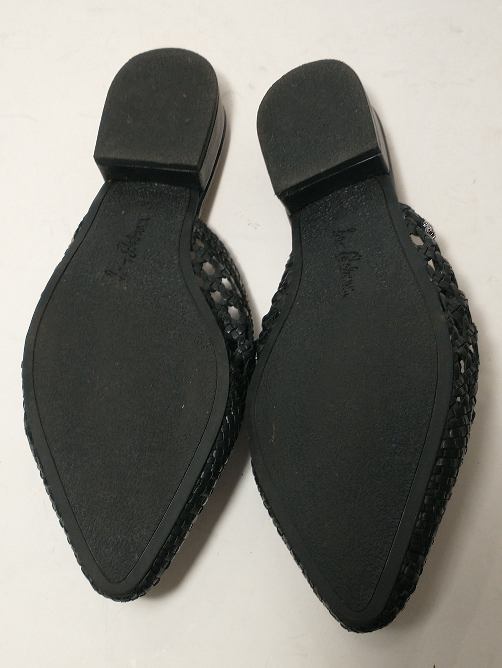 Sam Edelman Clara Leather Woven Mule Sandal, Black, Size 9.5, Cottagecore - Picture 6 of 9